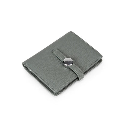 Genuine Leather Small Wallet for Women with Coin Purse