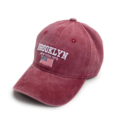 Brooklyn New York 1979 US Flag Embroidered Vintage Baseball Cap