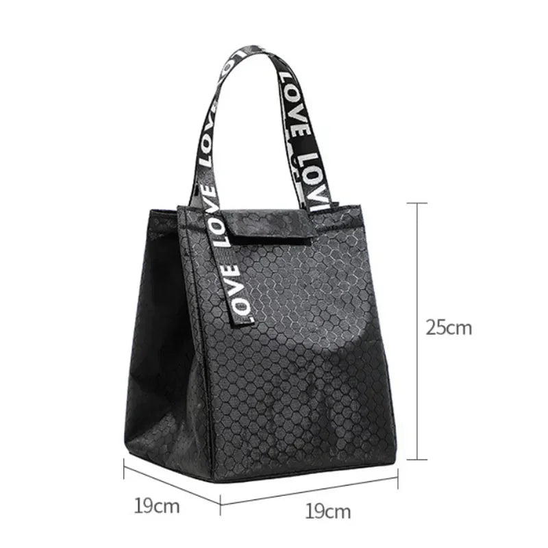 Insulated Lunch Bag Large Capacity Thermal Tote for Work & Picnic