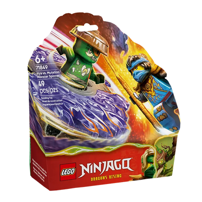 LEGO Ninjago 71849 Nya vs. Mutation Monster Spinjitzu Set