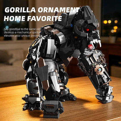 Mecha Gorilla Building Blocks Set – Giant Robotic Ape MOC Kit