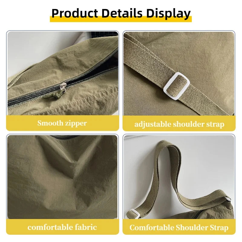 Crescent Crossbody Bag for Women – Lightweight Casual Shoulder Bag