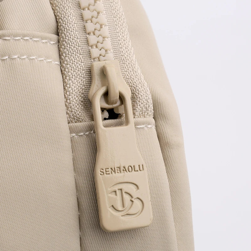 Women's Waterproof Nylon Crossbody Bag – Multi-Pocket Shoulder Purse