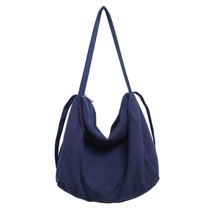 Large Capacity Canvas Tote Bag – Women's Shoulder & Crossbody Handbag