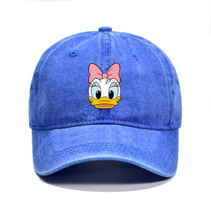 Cartoon Character Baseball Cap – Vintage Washed Unisex Hat