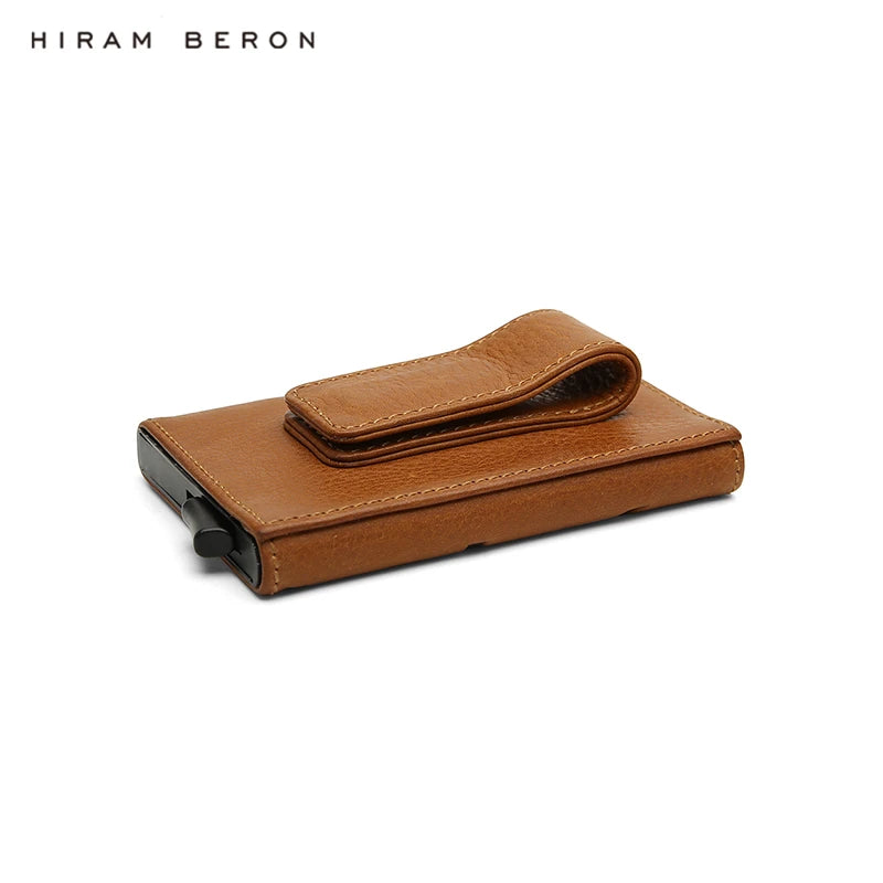 Custom Monogram RFID Pop-Up Card Holder & Money Clip