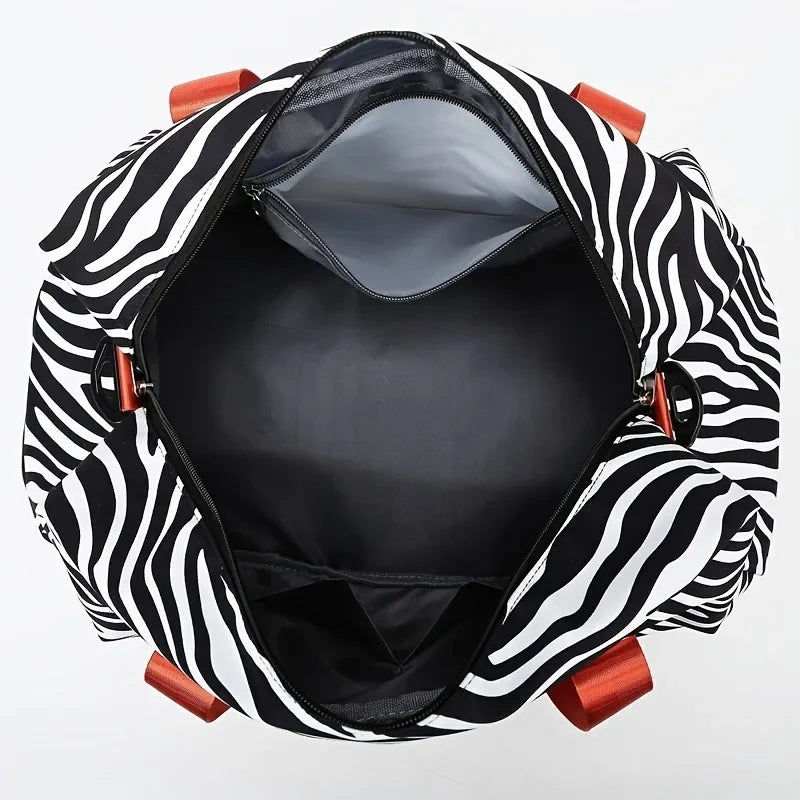 Animal Print Duffle Bag – Large Capacity Gym & Travel Weekender