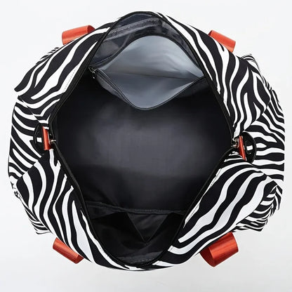 Animal Print Duffle Bag – Large Capacity Gym & Travel Weekender