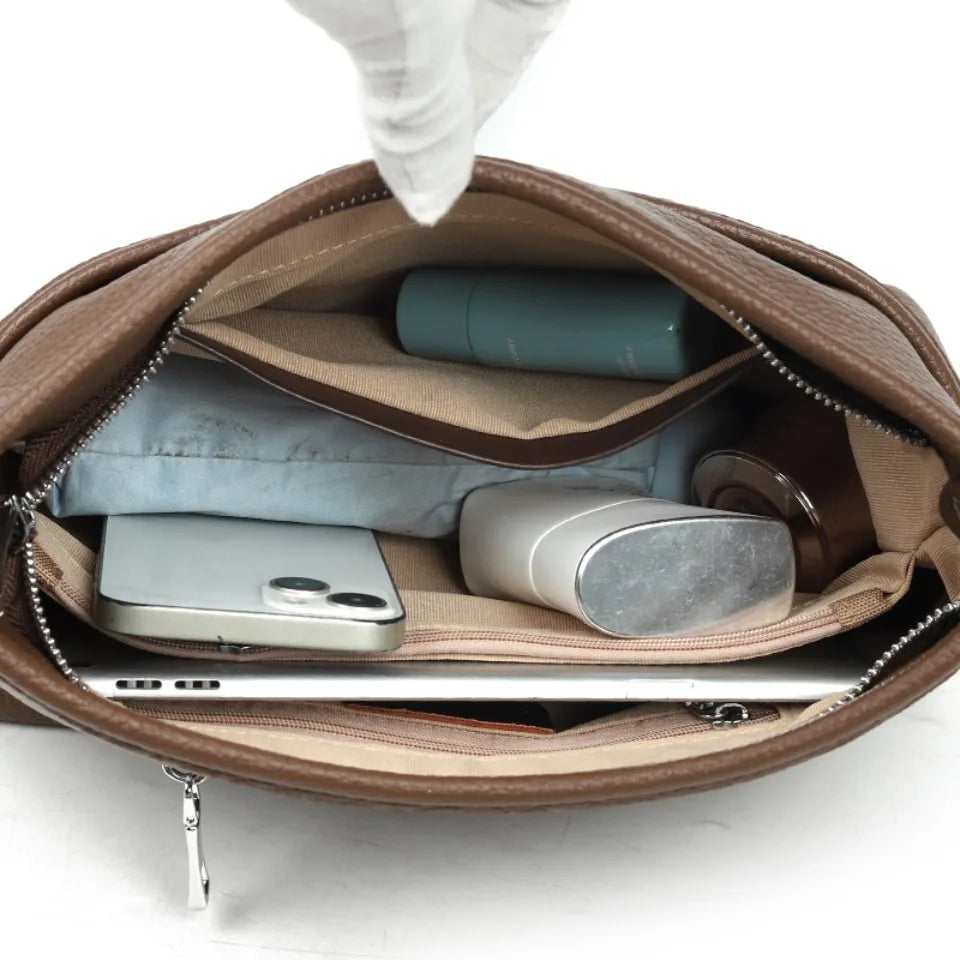 Women's Soft Leather Crossbody Shoulder Bag