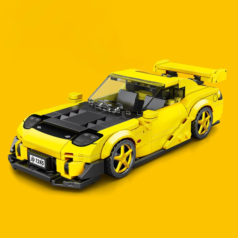 Mazda RX-7 JDM Sports Car Building Blocks Model