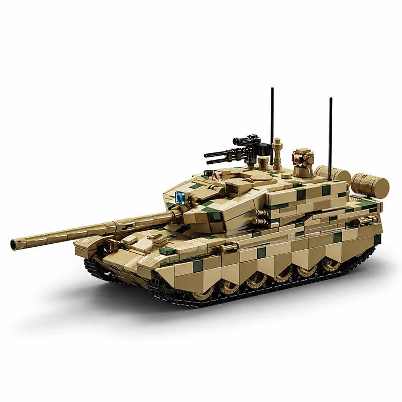Military Tank Building Blocks Set – 99B MOC Army Brick Model