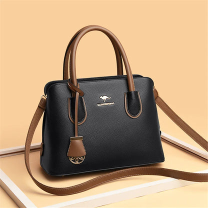 Leather Luxury Tote Bag Women Large Capacity Crossbody