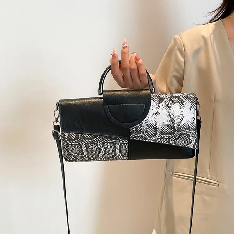 PU Leather Crossbody Clutch Bag – Women's Formal Evening Shoulder Bag