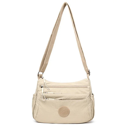 Women's Multi-Pocket Crossbody Shoulder Bag – Lightweight Nylon