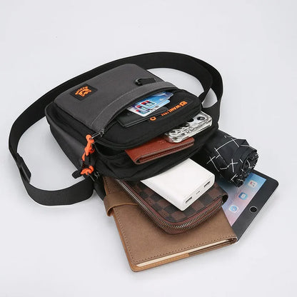 Men's Oxford Messenger Shoulder Bag – Lightweight Crossbody Purse
