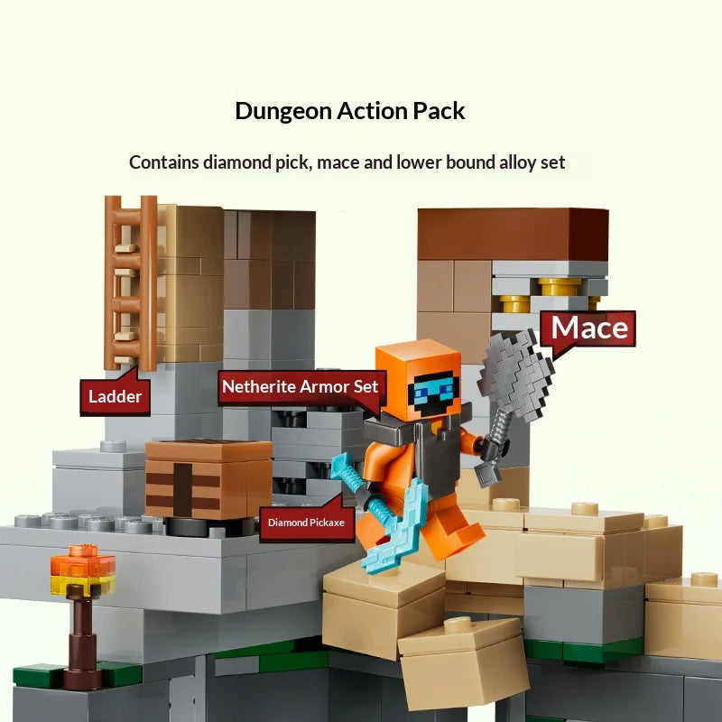 LEGO Minecraft Zombie Dungeon 21587 – 284-Piece Building Set
