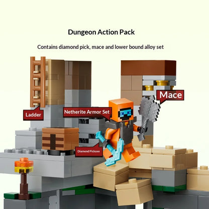 LEGO Minecraft Zombie Dungeon 21587 – 284-Piece Building Set