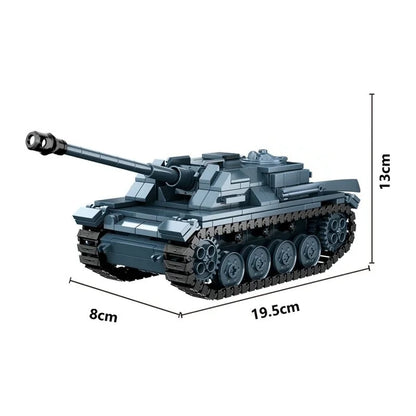 WWII Military Half-Track Building Blocks Model – Army Armored Vehicle Brick Kit