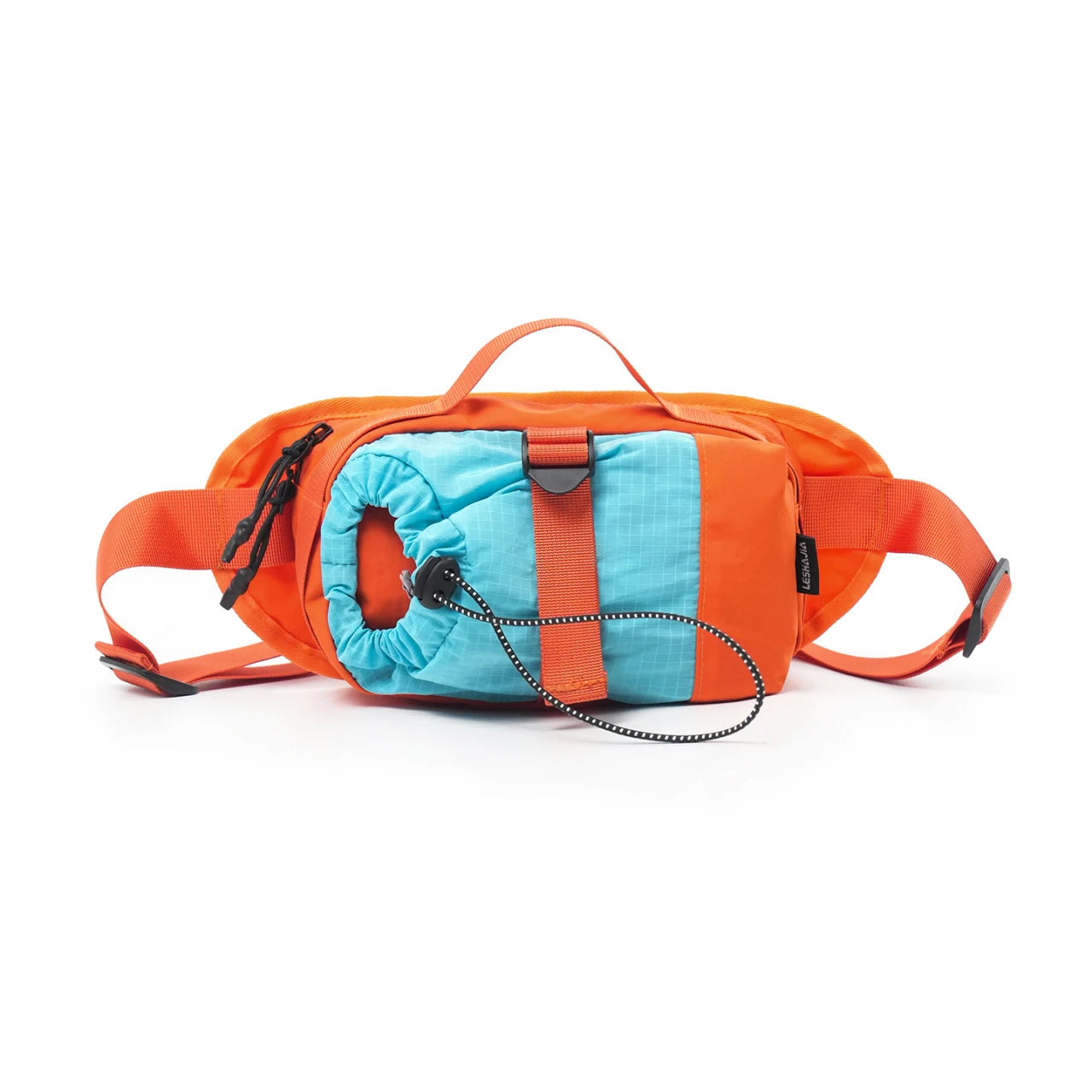 Unisex Crossbody Sling Bag with Water Bottle Holder for Hiking