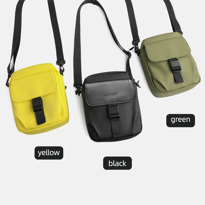 Mini Crossbody Shoulder Bag for Men – Water-Resistant Travel Passport Pouch