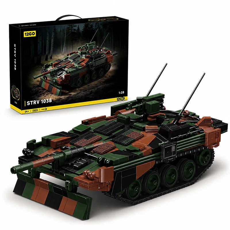 STRV 103B Main Battle Tank Building Blocks Set – 1773 Pcs