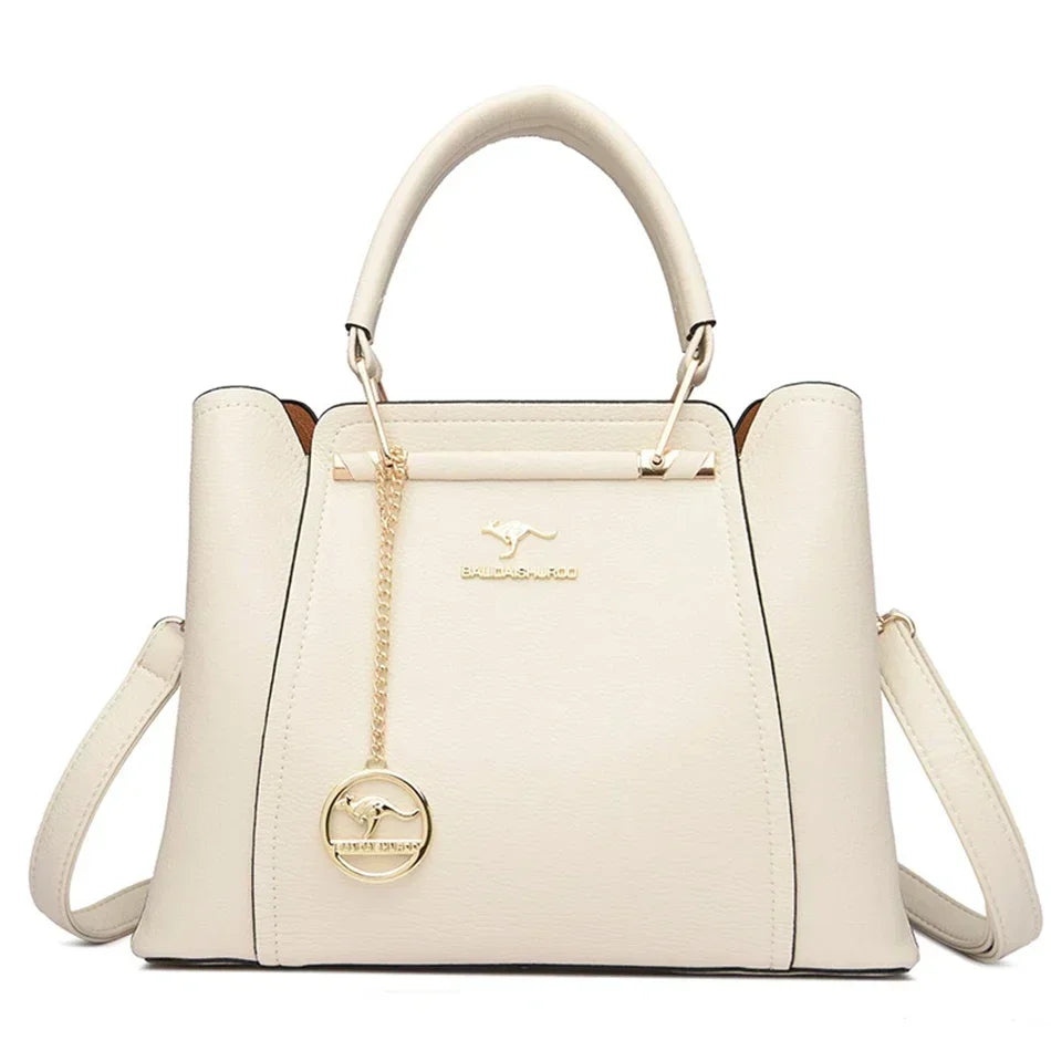 Large Capacity Leather Tote Bag for Women