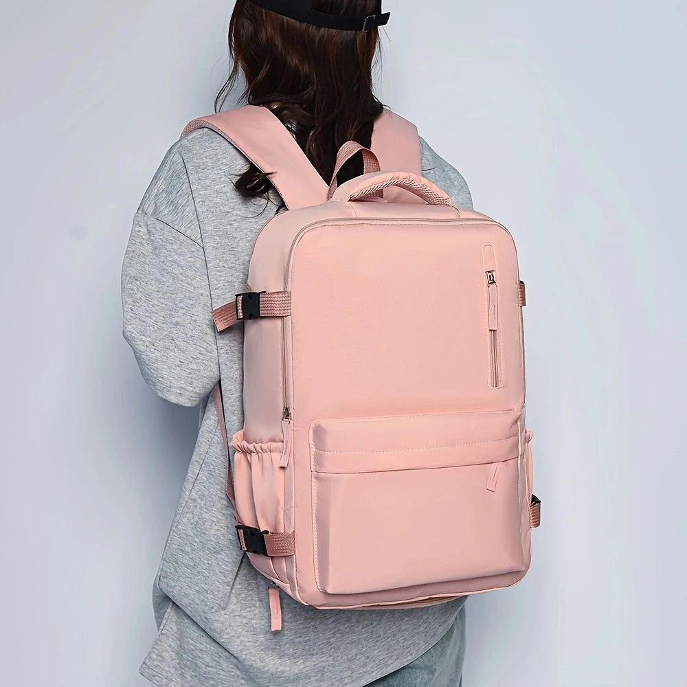 Travel Backpack Set 2-Piece with Shoe Compartment & Mini Handbag