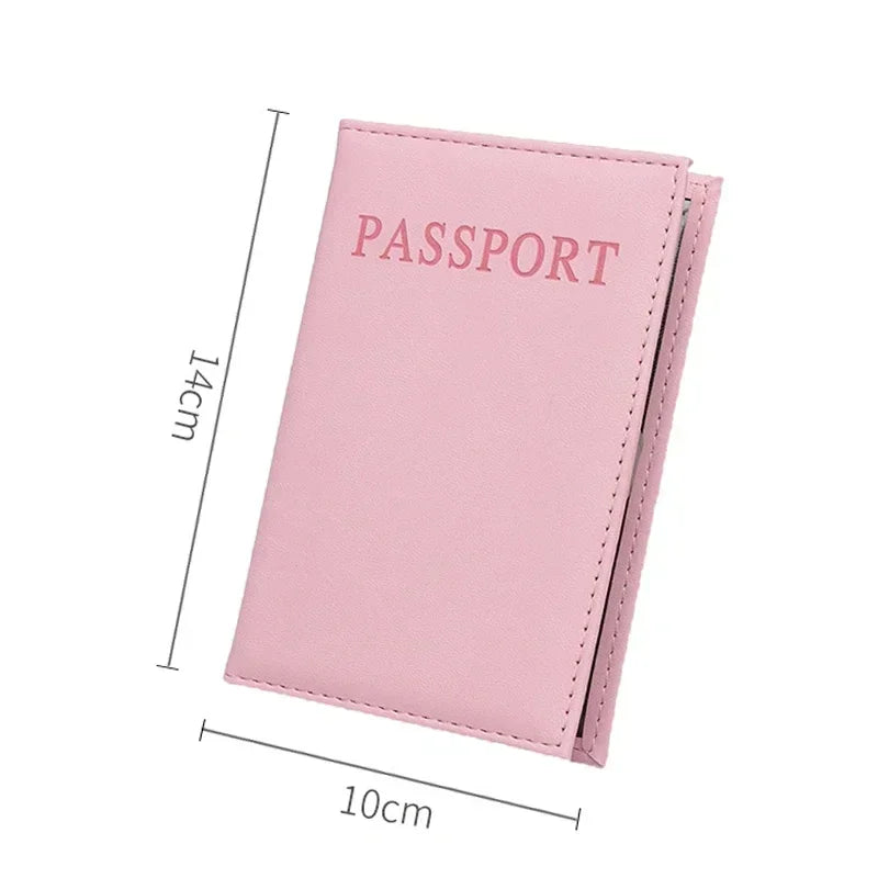 PU Leather Passport Holder – Travel Card Case Wallet