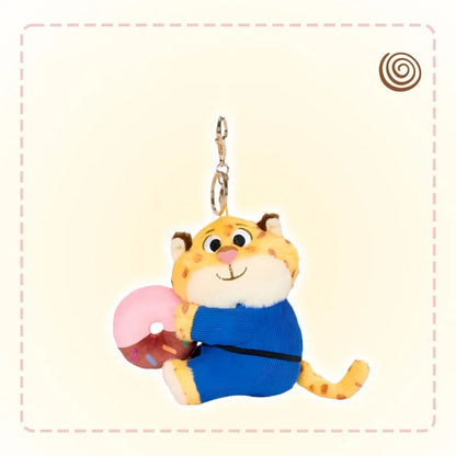 Zootopia Plush Keychain Doll – Cute Bag Charm Pendant