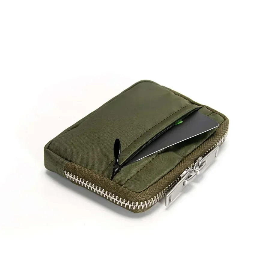 Mini Zip Pouch Wallet & Earbuds Organizer