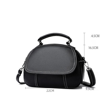 PU Leather Crossbody Bag for Women – Retro Shell Shoulder Bag
