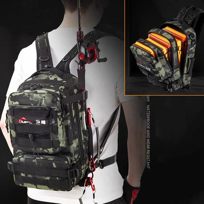 Fishing Tackle Backpack – Tactical Outdoor Gear Storage Bag