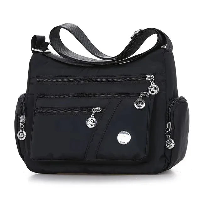 Waterproof Nylon Tote Bag – Large Capacity Women's Shoulder Bag