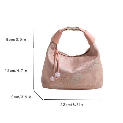 Chinese Embroidery Silk Crossbody Bag – Women's Luxury Purse