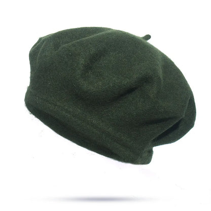 Wool Beret Hat – French Painter Style for Women & Girls