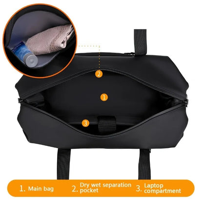 Large Capacity Travel Duffel Bag – Unisex Overnight Gym Bag
