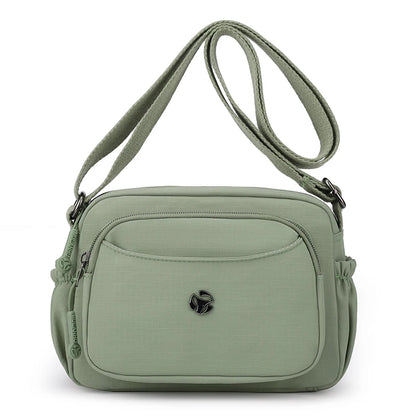 Women's Waterproof Nylon Crossbody Bag – Lightweight Small Square