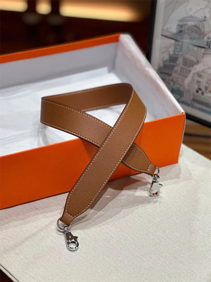 Wide Genuine Leather Bag Strap Replacement for Women