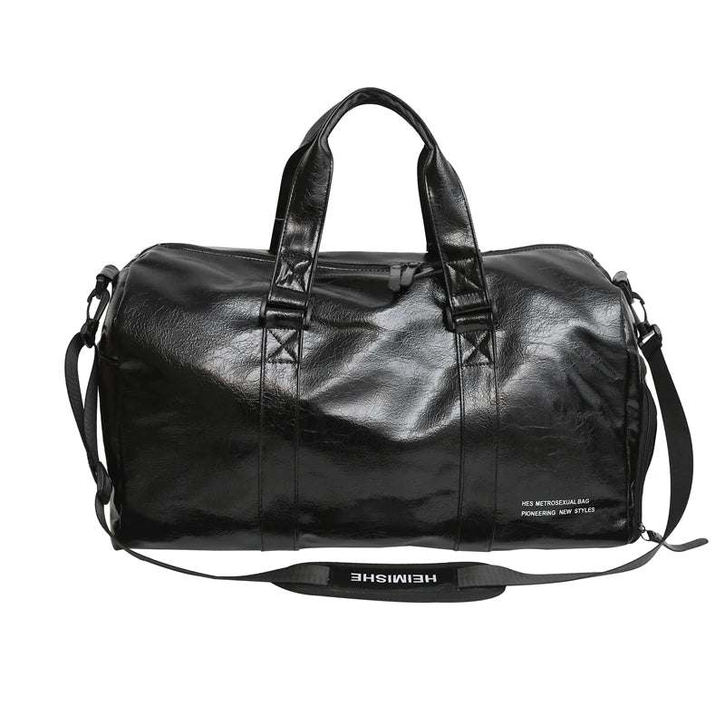 PU Leather Gym Duffel Bag – Premium Travel & Fitness Bag