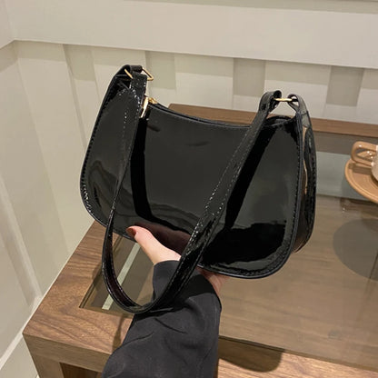 Hobo Shoulder Bag – Women's Retro PU Leather Underarm Purse