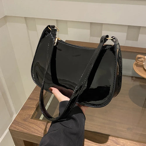 Hobo Shoulder Bag – Women's Retro PU Leather Underarm Purse