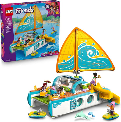 LEGO Friends 42664 Travel Boat Adventure Building Set – 685 Pieces