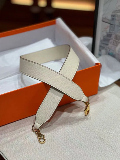 Wide Genuine Leather Bag Strap Replacement for Women