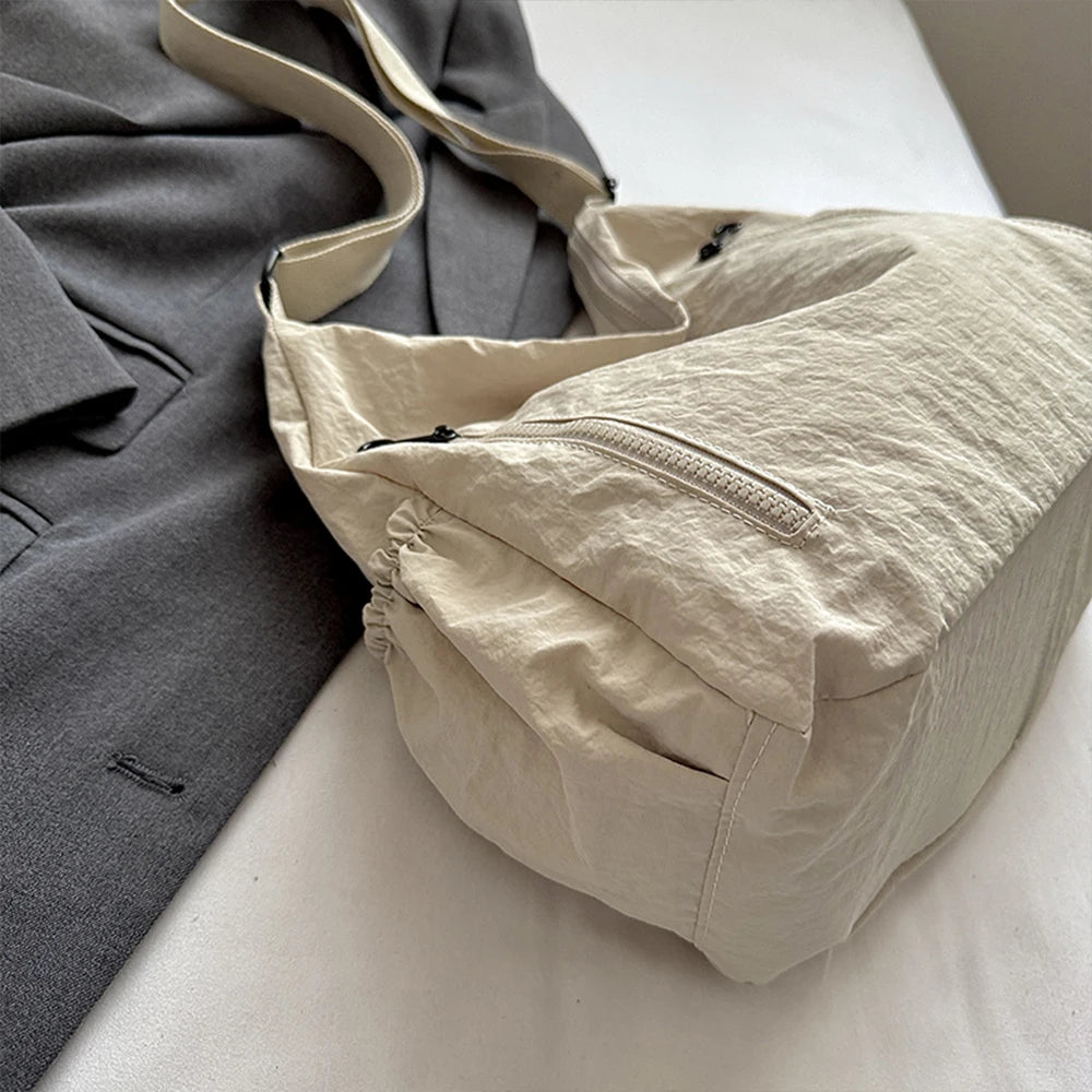 Large Capacity Hobo Shoulder Bag for Women – Multi-Pocket