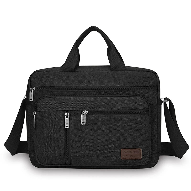 Canvas Shoulder Bag for Men – Casual Crossbody Tote