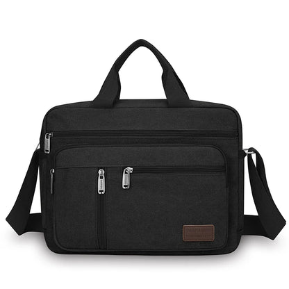 Canvas Shoulder Bag for Men – Casual Crossbody Tote