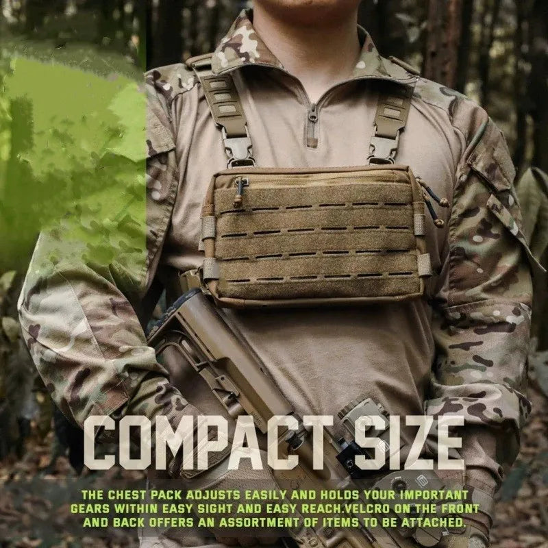 Tactical Chest Bag Recon Rig for Outdoor & EDC