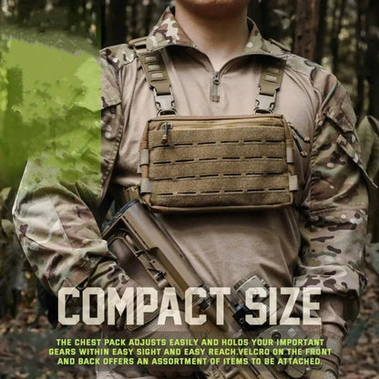 Tactical Chest Bag Recon Rig for Outdoor & EDC