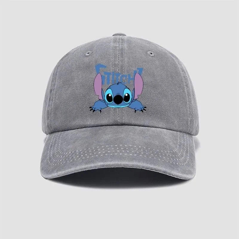 Stitch Cartoon Baseball Cap – Kawaii Anime Snapback Hat