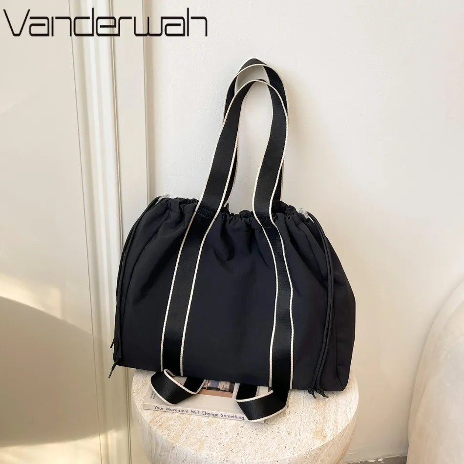 3-in-1 Convertible Women's Large Capacity Nylon Handbag – Travel & School Backpack
